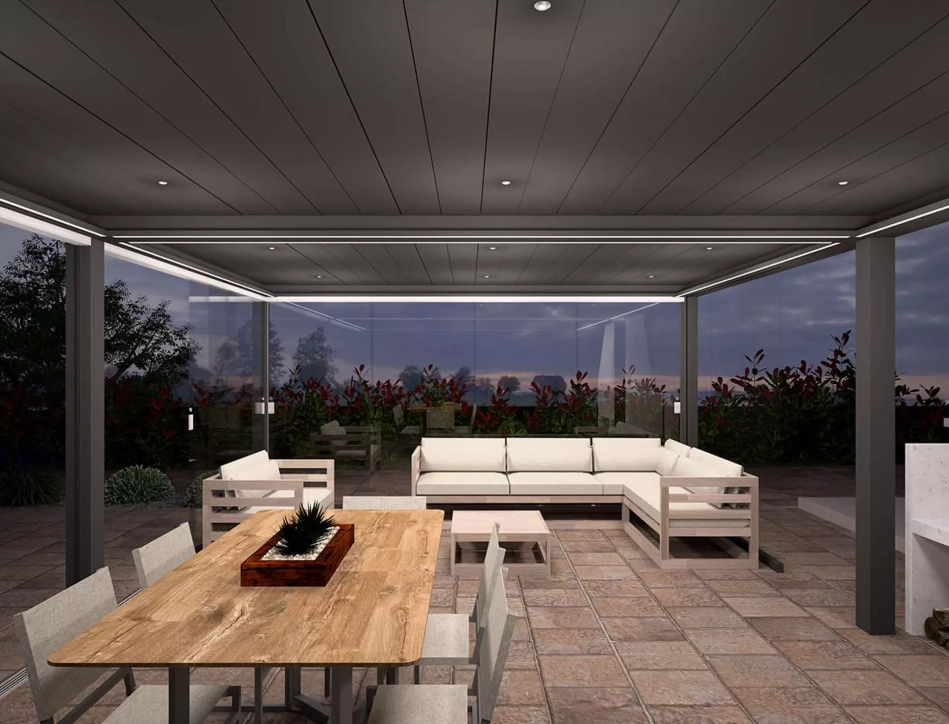 Erhardt QUBE Skyline Lamellendach