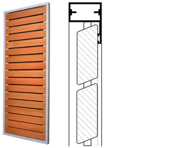 Schiebeladen Typ SX - Holz