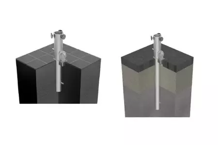 Edelstahlmast Sonnensegelmast Edelstahlmast Sonnensegelmast