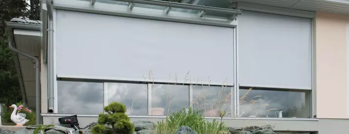 Textilscreen ZIP-Solidscreen von Valetta Textilscreen ZIP-Solidscreen von Valetta