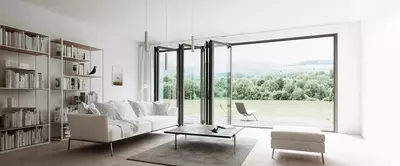 Glas Faltwand Ecoline