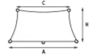 Trapez zur Wandmontage Trapez zur Wandmontage