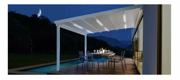 Pergolamarkise Pavilion Pergola Sunrain XLM von Leiner Pergolamarkise Pavilion Pergola Sunrain XLM von Leiner