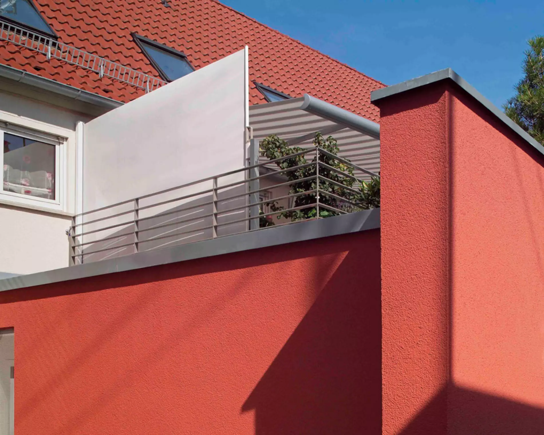 Seitenmarkisen/Balkonvorhang von clauss markisen Projekt GmbH
