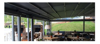 Pergolamarkisen Pavilion Pergola Sunrain S von Leiner