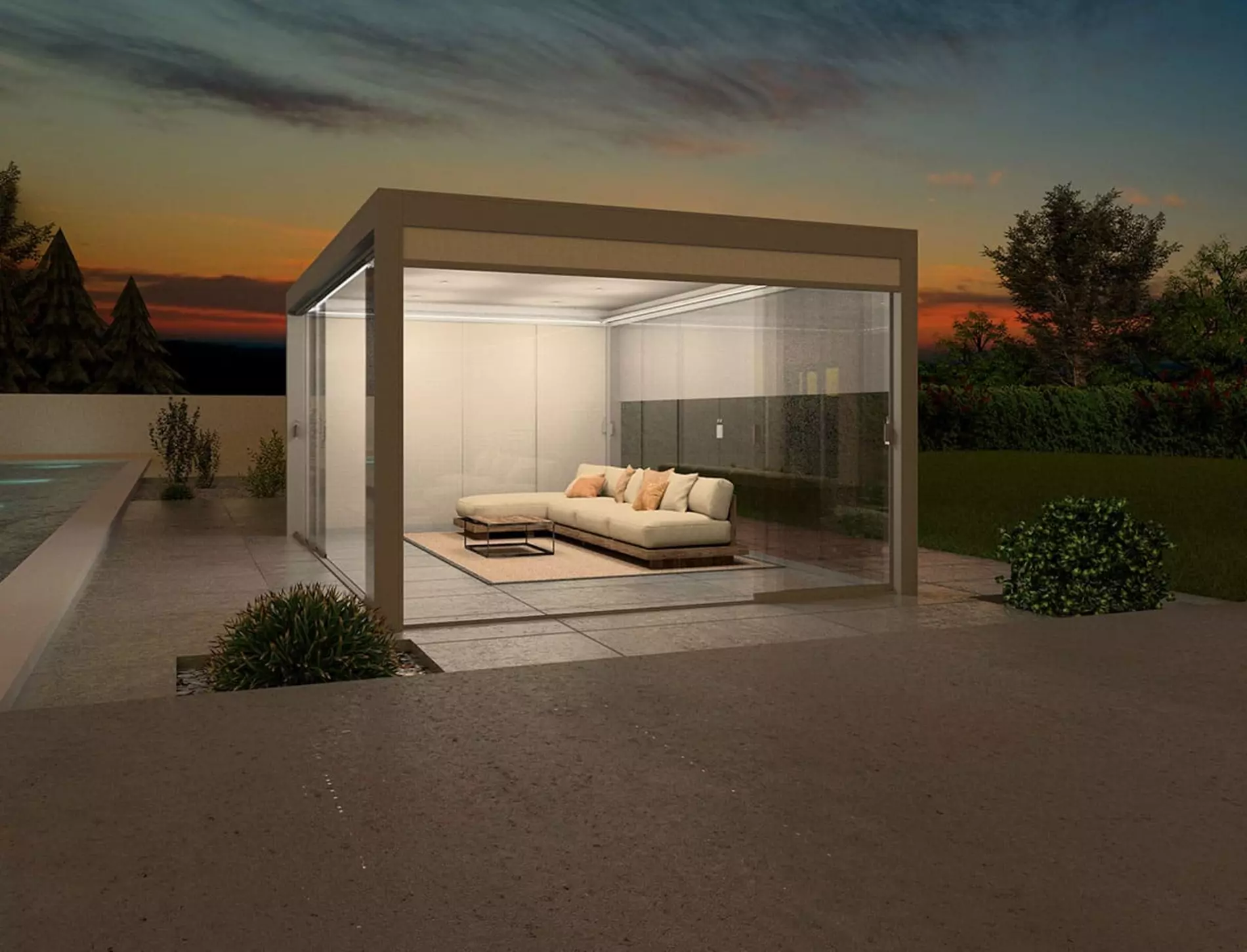 Lamellendach Erhardt QUBE Plus