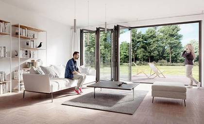 Wände und Panele von Sunflex Faltwand Türen Fenster Panelen für Balkone, Terrassen und mehr