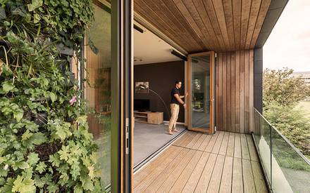 Solarlux Glas Faltwand Holz Woodline Solarlux Glas Faltwand Holz Woodline