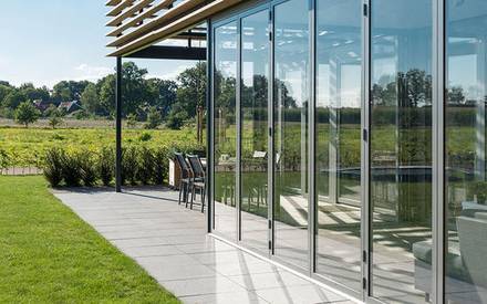 Solarlux Solarlux Glas Falttüre Schiebetüre SL 45 Solarlux Solarlux Glas Falttüre Schiebetüre SL 45