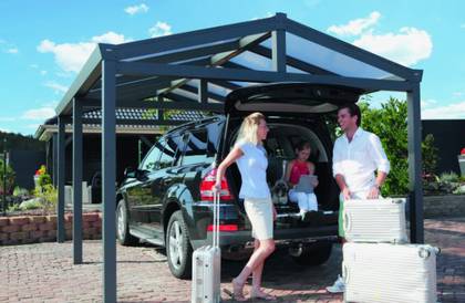 Carport mit Satteldach wir beraten und bauen für Sie