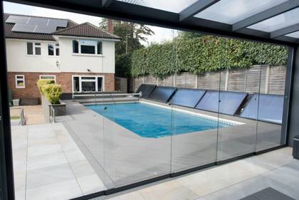 Glasschiebewand 10mm Bauelemente von Gardendreams