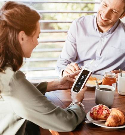 Nina io Bidirektionale Touch-Display Steuerung Senkrechtmarkisen Somfy
