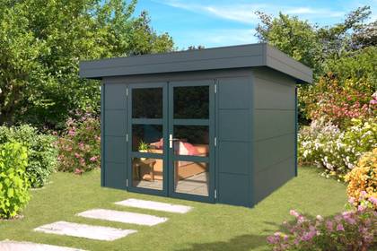 Outdoor Cabin mit Flachdach, Gartenhaus Laube