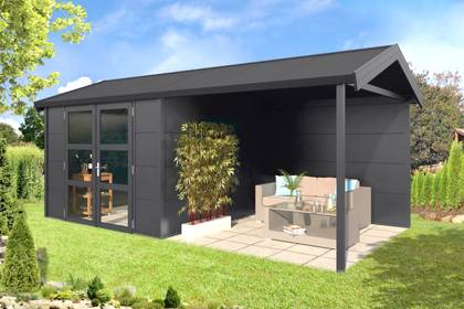 Outdoor Cabin mit Satteldach Gartenhaus Laube