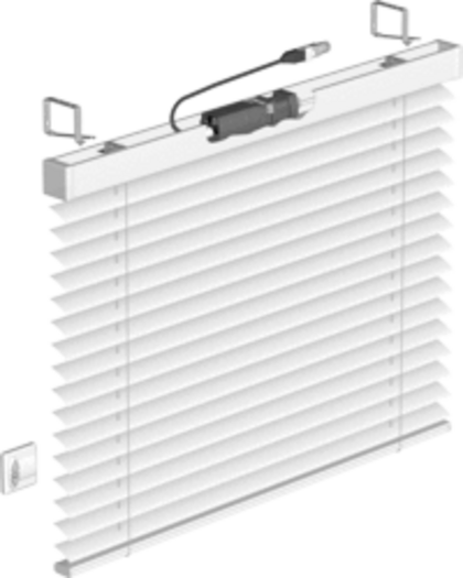 Verglasung Fensterfronten 50mm Lamelle Schnurbedienung Innenliegend
