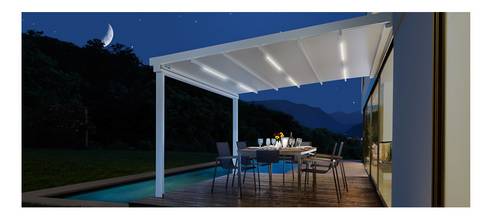 Pergolamarkisen Pavilion Pergola Sunrain XLE und XLM von Leiner Pergolamarkisen Pavilion Pergola Sunrain XLE und XLM von Leiner
