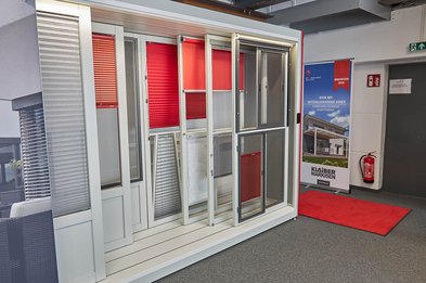 Markisen Jalousien Rollladen Ausstellung bei MD Sonnenschutz München Olching