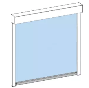 Textilscreen ZIP-Solidscreen von Valetta Textilscreen ZIP-Solidscreen von Valetta
