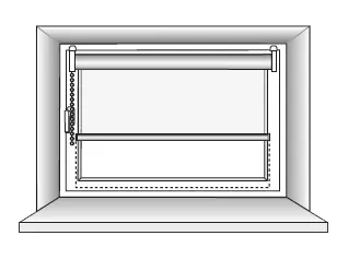 MHZ Rollos Montage Fensterflügel MHZ Rollos Montage Fensterflügel