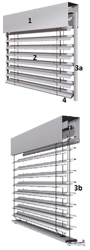 Detailgrafik Abdunkelungs-Raffstore