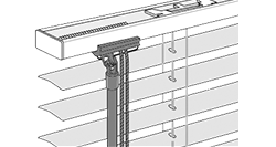 MHZ Horizontal-Jalousien Zugschnur