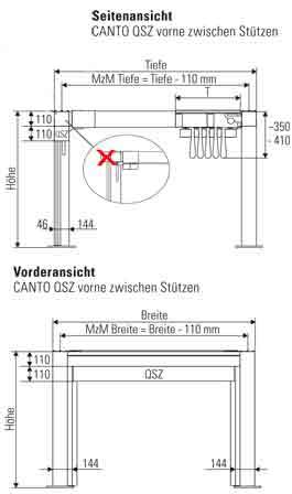 Pergolamarkisen Pavilion Pergola Sunrain Q von Leiner