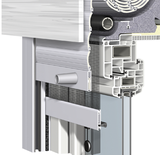 Rollladen und Außenjalousien mit integriertem Insektenschutz
